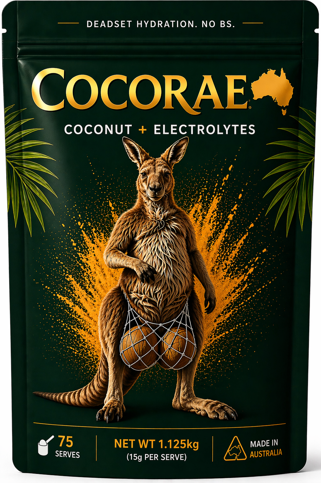 CocoRae Australia. Coconut + Electrolytes Hydration Blend - Mango Coconut