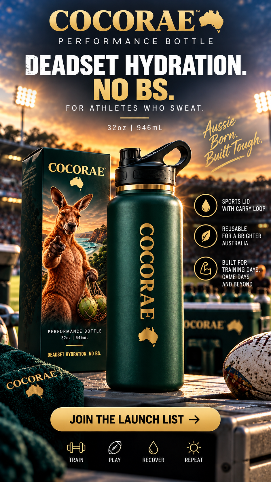 CocoRae Performance Bottle — 946 mL