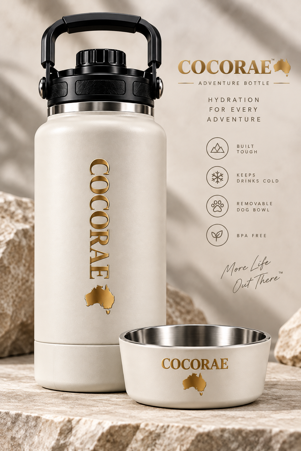 CocoRae Adventure Bottle — 64 oz